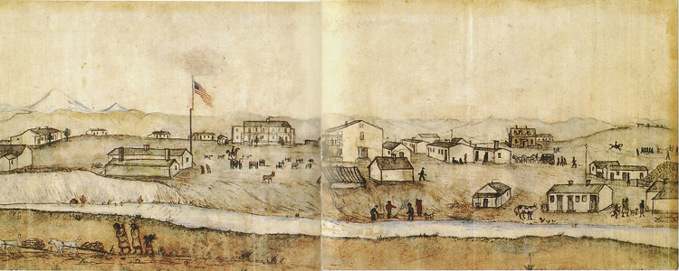 Fort Laramie drawing